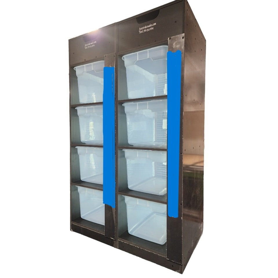 First Google Racks 4 Bin Arboreal Rack – FirstStrike Reptile Supplies