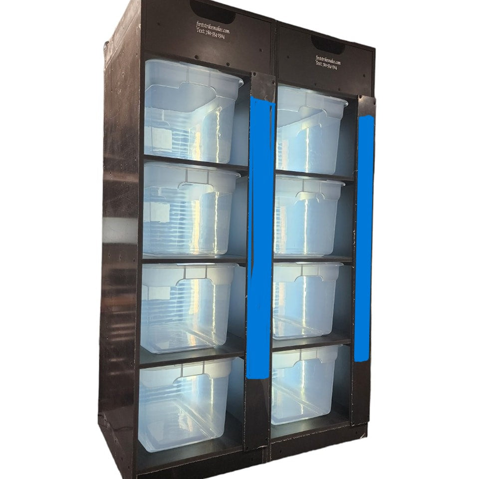 4 Bin Arboreal Rack – FirstStrike Reptile Supplies